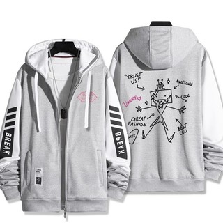 Hoodie Áo Khoác Unisex Hazbin Hotel Alastor với Dây Kéo - SB1