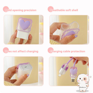 【Chamvn】Vỏ bảo vệ cáp dữ liệu kiểu Wave Vỏ sạc nhanh 18/20W cho IP