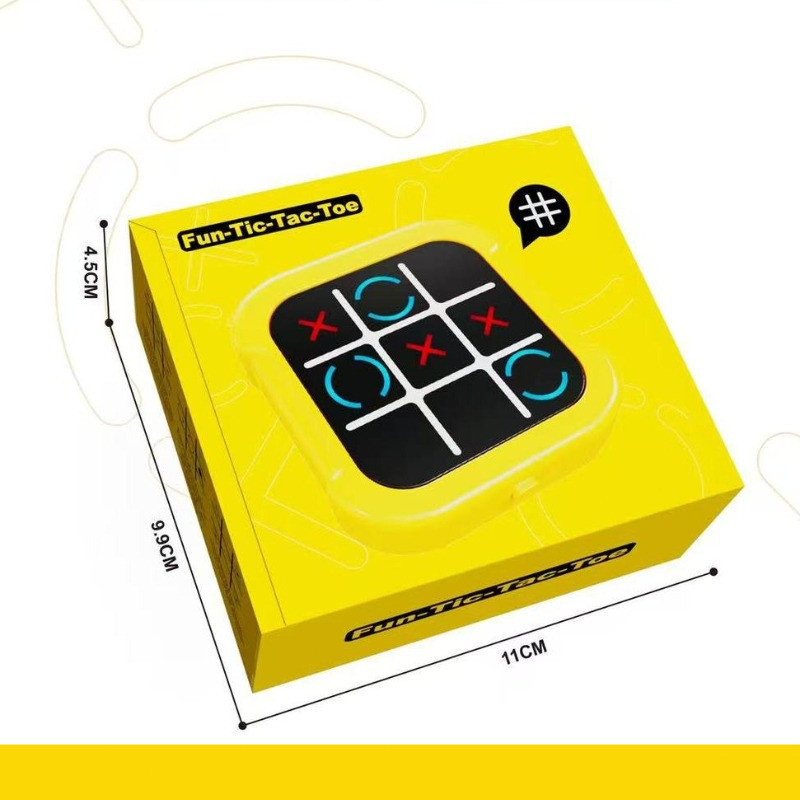 Đồ chơi điện tử 3in1 Tic-Tac-Toe,Tăng cường tương tác gia đình,Rèn luyện tư duy logic phản xạ nhanh
