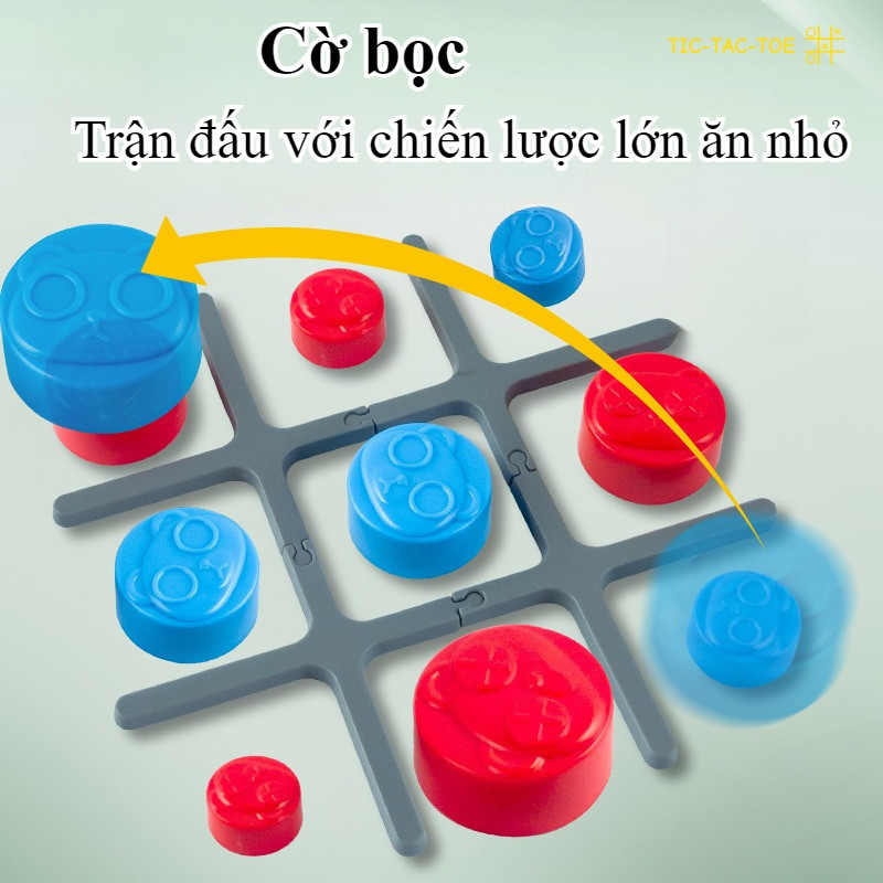 Đồ chơi điện tử 3in1 Tic-Tac-Toe,Tăng cường tương tác gia đình,Rèn luyện tư duy logic phản xạ nhanh