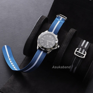20mm Dây NATO Vải Đồng Hồ Cho OMEGA Seamaster De Ville Tank Panthere Nylon Nam Nữ