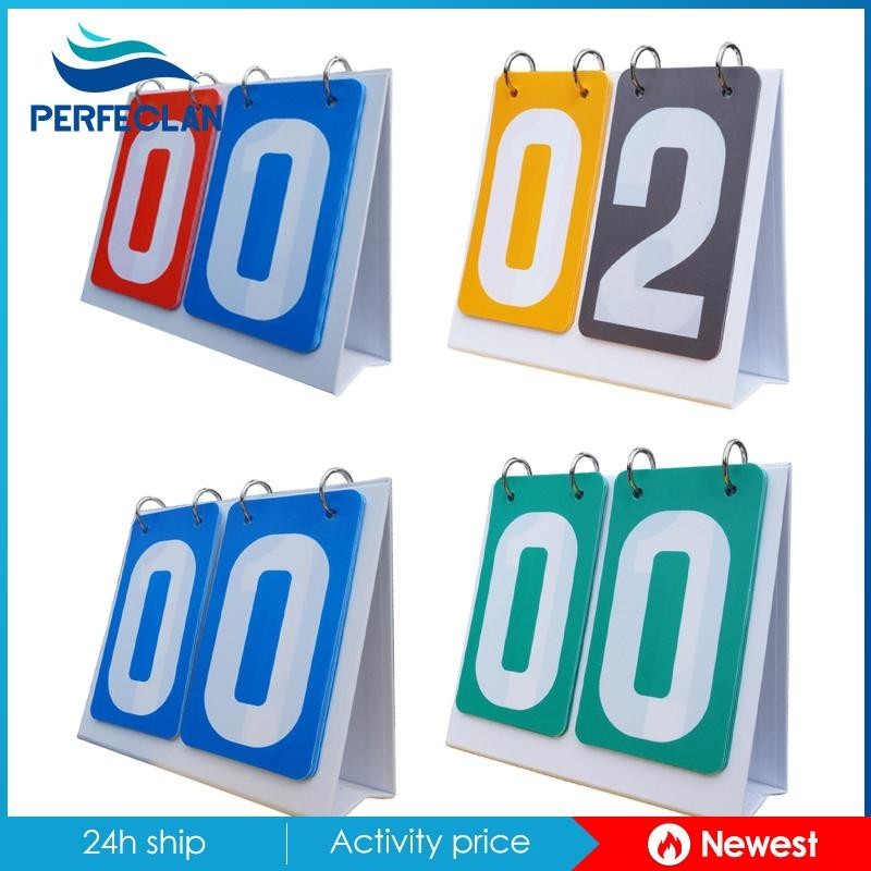 Bộ đếm điểm thể thao 2 chữ số đa năng, lật số, dùng cho bóng chuyền, bóng rổ