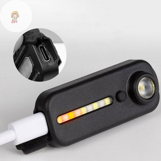 Đèn LED TWE Đỏ Xanh Vai Có Kẹp Sạc USB Cảnh Báo Nhấp Nháy Đèn Pin An Toàn Đèn Pin Xe Đạp Cảnh Báo VN