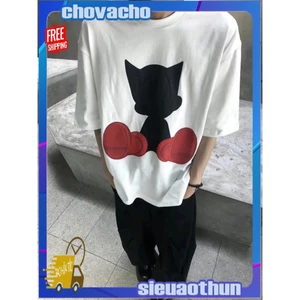 Áo thun Stee Cổ tròn in BLACKMIU ICVCVNI Unisex