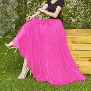 Lưới Nửa Chiều Dài Cổ Tích Váy 720 Độ Xoay Lớn Màu Tím Vuông Khiêu Vũ Váy Chữ A Giữa Chiều Dài Hoa Hồng Đỏ Hiệu Suất Váy Khiêu Vũ 7,18-2024