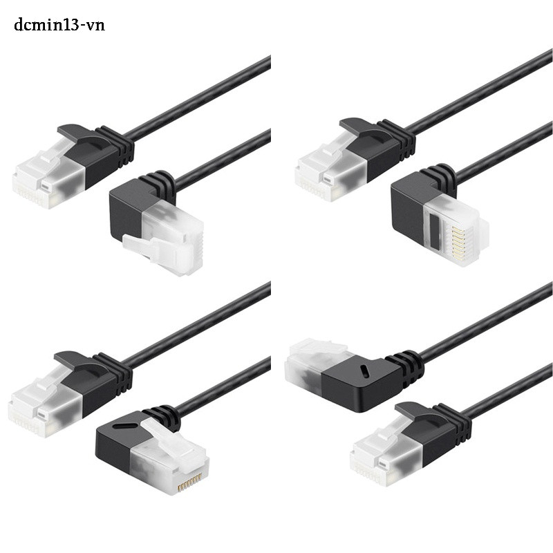 Đầu Nối Dây Cáp Mạng Lan RJ45 Cat6 Bẻ Góc 90 Độ Tiện Lợi | Shopee Việt Nam
