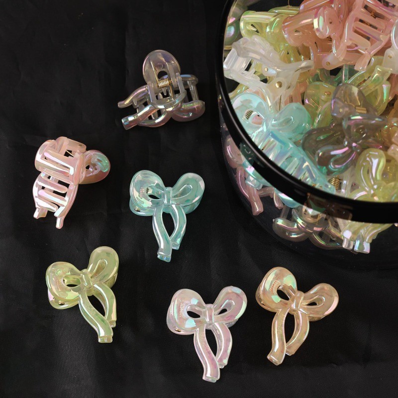 [Yunyuan] Kẹp nơ Streamer 4cm mới Nhật Bản và Hàn Quốc Đầu công chúa ngọt ngào dễ thương Kẹp tóc nửa phần Kẹp tóc vừa Phụ kiện tóc