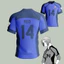 Jersey Anime Cosplay Blue Lock Team Eleven Isagi Yoichi xu hướng Áo thun ngắn tay in 3D