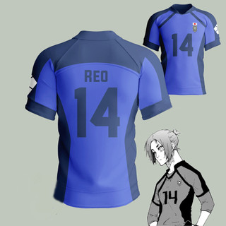 Ps1 Jersey Anime Cosplay Blue Lock Team Eleven Isagi Yoichi xu hướng Áo thun ngắn tay in 3D