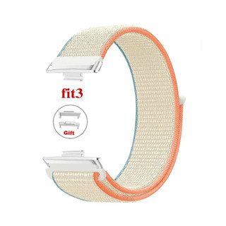 Dây đeo + Đầu nối Dây Nylon cho Huawei Watch Fit3 Fit4 Fit5 Pro