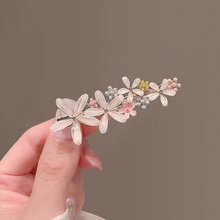 MAUROPOLI [Hàng có sẵn] Kẹp tóc hoa tráng men siêu cute, phù hợp mũ nón nữ