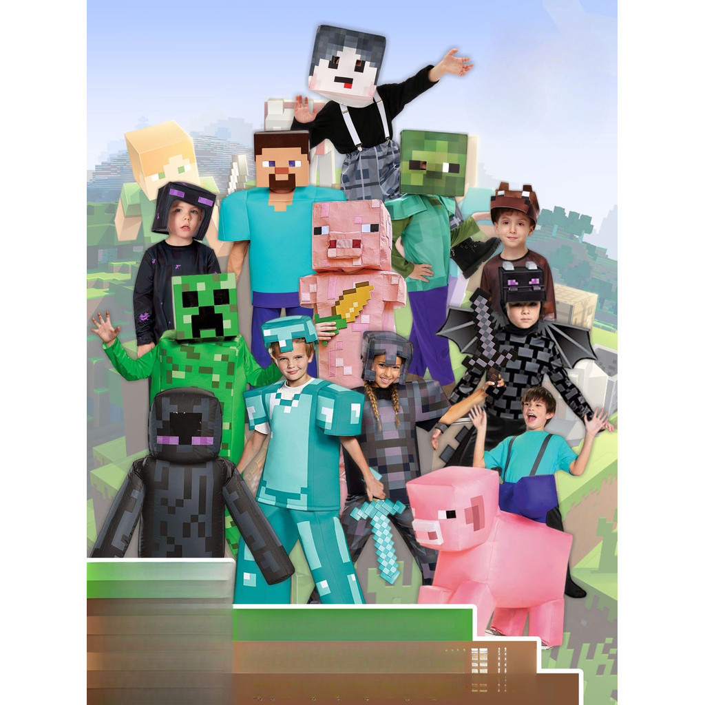 2024 Halloween Trang Phục Trẻ Em Minecraft MC Party Cosplay Cosplay Bộ ...