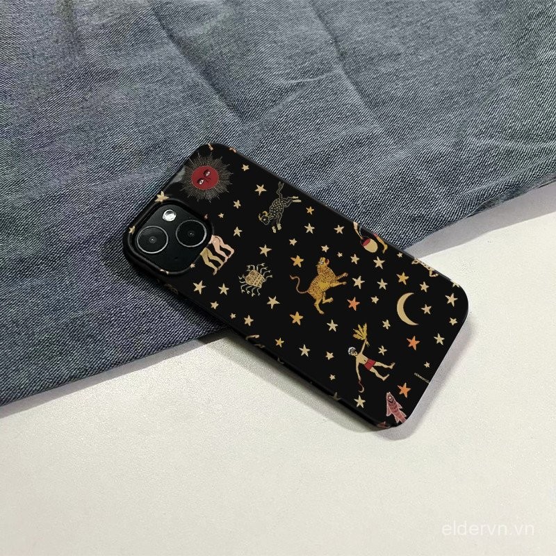 Ốp điện thoại di động Star Xiếc QYJS dùng cho IPhone 13 15 14 ProMax 11 12Pro 7 8 plus X XR XR XSMAX SE 14 15 PLUS Vỏ cứng bảo vệ PC chống rơi mẫu mới XIVZ