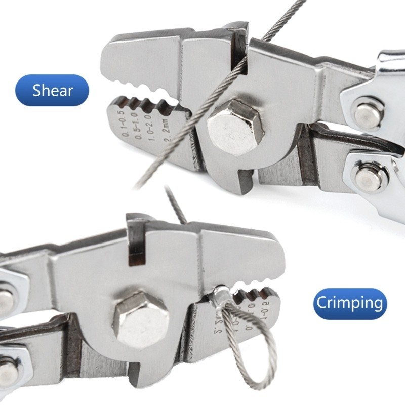 DY Crimp Wire Wire Rope Crimping Tool cho lan can cáp Hand Swaging Tool cho nhôm