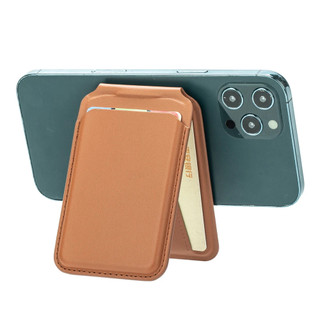 Từ Gấp Ví Đựng Thẻ Bao Da Cho Magsafe IPhone 14 13 15 11 Pro Max 12 Plus 15Pro 14Pro Macsafe Stand Cover