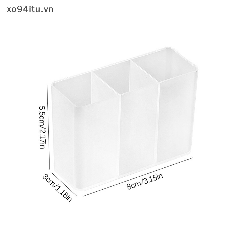 Xoitu Treo Tường 3 Lưới Hộp Trang Sức Tủ Tự Dính Đồ lặt vặt Hộp Bảo Quản Lông Mày Bút Chì Môi Kính Tổ Chức VN