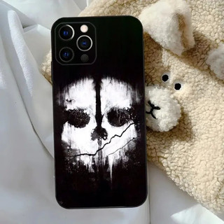C-COD Call Of D-Duty Ghost Phone Case Cho Apple iPhone 17,15,14,13,12,11, Pro, X, XS, Max, XR, Plus, Mini Soft Black Cover kz0