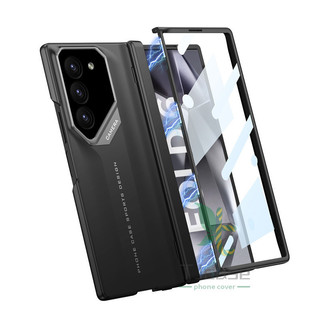 Vỏ Full Case Supercar bản lề từ tính, kính cường lực cho Samsung Galaxy Z Fold 6/5/4/3
