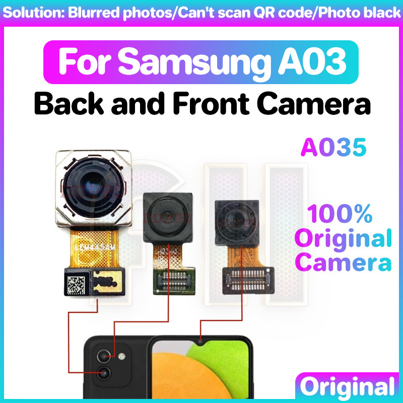 Camera Trước Sau Cho Samsung Galaxy A03 A035 a035f Mặt Sau Siêu Rộng Độ ...