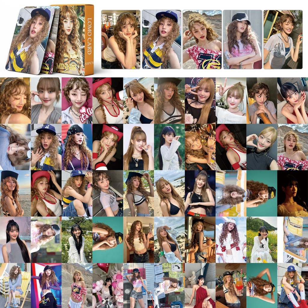 Linxx 55 Cái (G) I-DLE MINNIE Album Lomo Card Kpop Photocards Bưu Thiếp Series
