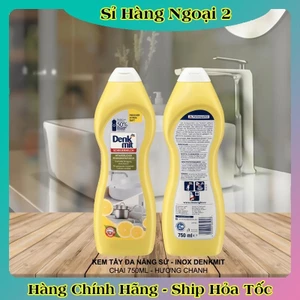 Tẩy rửa xoong nồi bồn rửa Denkmit 750ml tẩy inox sáng bóng - Hàng nội địa Đức