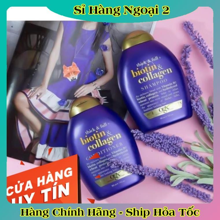 [auth] Dầu gội và xả chống rụng tóc Biotin & Collagen Đức- 385ml Đủ Bill [Hot]