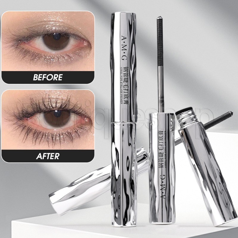 A.m. Mascara ống thép nhỏ G - Kem dưỡng lông mày - Kem lót lông mi - Chống thấm nước, dày, xoăn, lâu trôi, không nhòe - Nối mi - Mỹ phẩm trang điểm nữ