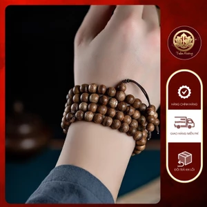 Vòng tay trầm hương đơn và 108 hạt thơm ngọt vòng cho nam và nữ