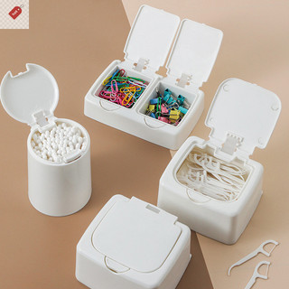 Alik Hộp Bảo Quản Trắng Để Bàn Sắp Xếp Dung Tích Lớn Bưu Thiếp Dán Hộp Đóng Gói Phụ Giá Đỡ VN