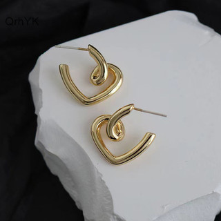 Nhà Máy Thời Trang Hàn Quốc Thời Trang Bất Đối Xứng Bộ Bông Tai Hình Học Khóa Ngôi Sao Tình Yêu Thả Bông Tai Nữ 2022 Hợp Thời Trang Trang Trang Sức Quà Tặng QrhYK