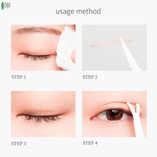 Bộ nhãn dán mí mắt đôi Chất liệu thân thiện với da Nhãn dán hoạt động dễ dàng