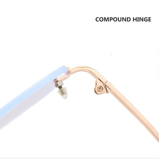 Kính đọc sách chống ánh sáng xanh thời trang Giữ độ phóng đại trong suốt Kính mắt thoải mái không vành