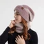Bộ khăn quàng cổ mũ JVSUB, Mũ beanie mềm lót lông cừu dày, Máy hâm nóng cổ ấm áp chống gió cho mùa thu đông