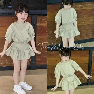 S259-Set áo phối chân váy cho bé gái Size từ 8-30Kg