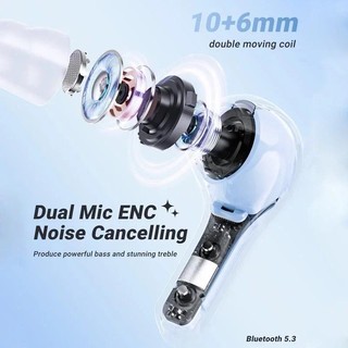New Tai nghe nhét tai Bluetooth 5.3 SENBENBAO Tai nghe hiển thị kỹ thuật số LED Hifi Enc Tai nghe nhét tai không dây cho tai nghe Xiaomi Huawei iPhone Tai nghe