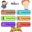 120 STICKER Cute IN TÊN BÉ dán đồ dùng học tập SIÊU DỄ THƯƠNG