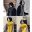 Khăn Quàng Cổ Dệt Kim Mềm Mại, Dày Dặn Chống Gió Mùa Đông, Phù Hợp Hijab