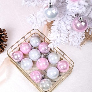 4 CM Cây Giáng Sinh Bóng Treo Trang Trí Tiệc Tại Nhà Trang Trí Hoa Hồng Đỏ Hồng Ngọc Trai Bóng