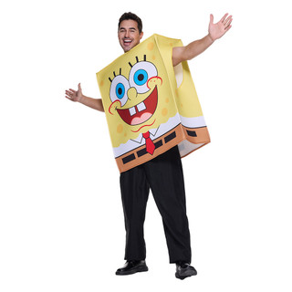 Nam Ngộ nghĩnh SpongeBob SquarePants Trang Phục Hóa Trang Người Lớn Halloween Hoạt Hình Linh Vật Sân Khấu