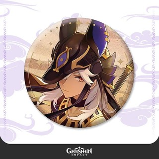 Genshin Tác Động Trò Chơi Furina Neuvillette Wriothesley Xiao Scaramouche Huy Hiệu Nút Thổ Cẩm Chân Cosplay Bộ Sưu Tập Đồ Chơi Túi Trang Trí Quà Tặng