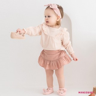 Mg-baby Bé Gái Đầm Đế Mềm Dễ Thương Thêu Gấu Mary Jane Giày Đi Bộ Thông Thường Cho Bé Sơ Sinh Tập Đi