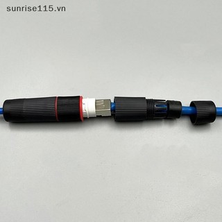 Srvn 1 Đầu nối Docking RJ45 Mạng Ethernet Đầu nối IP67 chống nước thẳng Bộ mở rộng cáp mạng băng thông rộng ngoài trời.