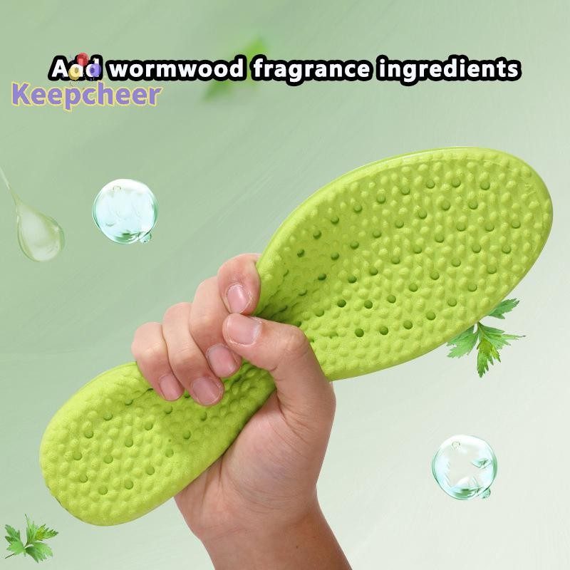 [Keepcheer] Hấp thụ sốc Thoải mái Thoáng khí Khử mùi Đế vòm Hỗ trợ cao su Mềm thấm mồ hôi khi chạy bộ Chăm sóc bàn chân [Mới]