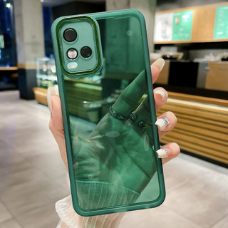 VIVO V20 V21E V2061 Y73 V2059 V2146 V2212 V2168 Phim bảo vệ ống kính máy ảnh Vỏ mềm trong suốt mạ điện