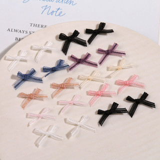 Siêu thần tiên phong mới làm móng Phụ Kiện Nơ ba chiều Organza diy vải tất phụ kiện phụ kiện bán buôn
