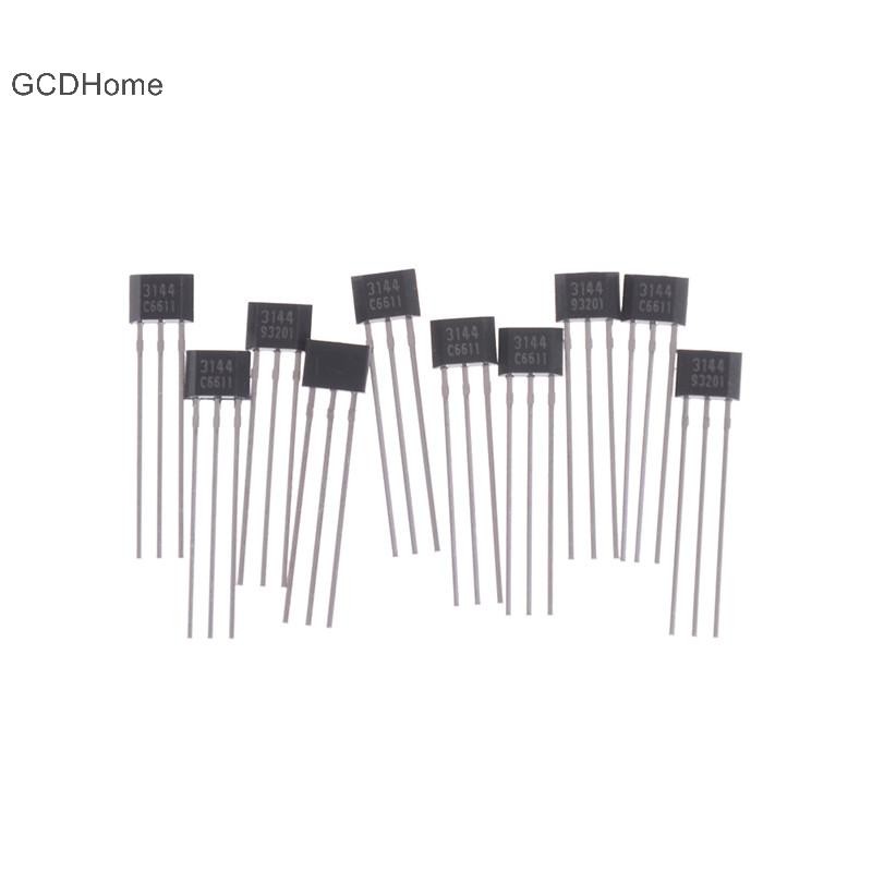 Gcdhome 10 chiếc AH3144E OH3144 3144 Cảm biến hiệu ứng Hall Máy dò từ tính HOT