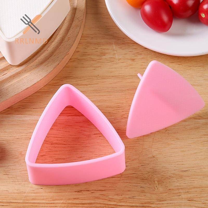 Rrlnmd Tự Làm Khuôn Sushi Onigiri Thực Phẩm Báo Chí Hình Tam Giác Máy Làm Sushi Khuôn Dụng Cụ Bấm Cơm Nhà Bếp Bento Phụ Kiện Dụng Cụ MỚI