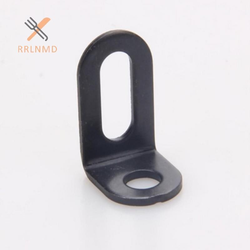 Rrlnmd 10 Chiếc Góc Kim Loại Nẹp s Góc Phải L Hình Nẹp Đen MỚI