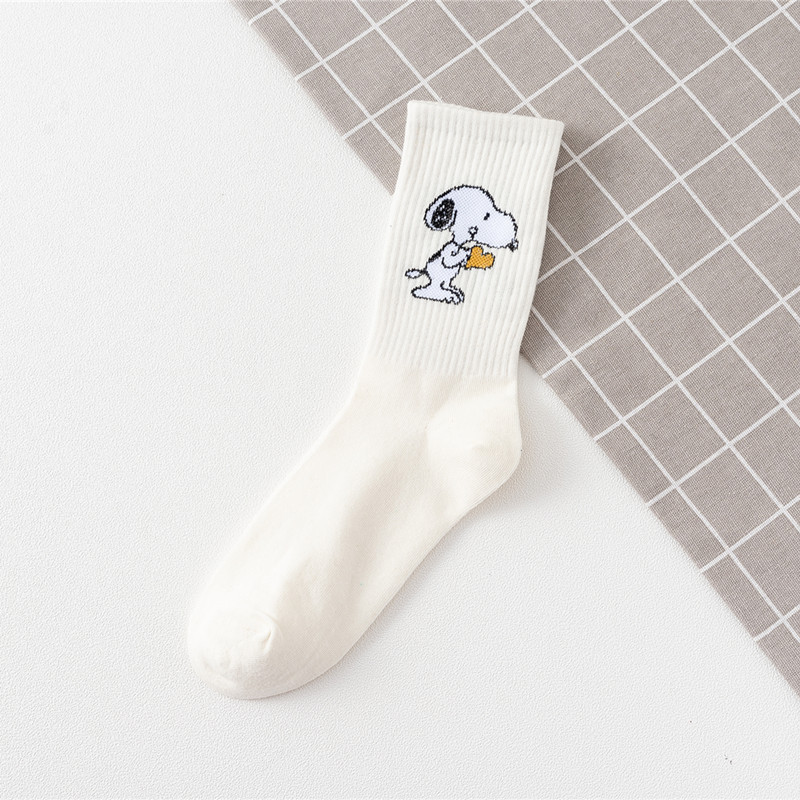 Tất Snoopy Thể Thao Cotton Thu Đông Giữa Ống Bé Gái Quà Tặng | BigBuy360 - bigbuy360.vn