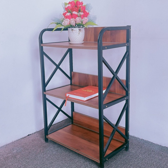 KỆ ĐỂ ĐỒ ,KỆ 3 TẦNG , KỆ GỖ KHUNG SẮT , LIÊN KẾT CHẮC CHẮN , KỆ DOCER TRANG TRÍ NỘI THẤT